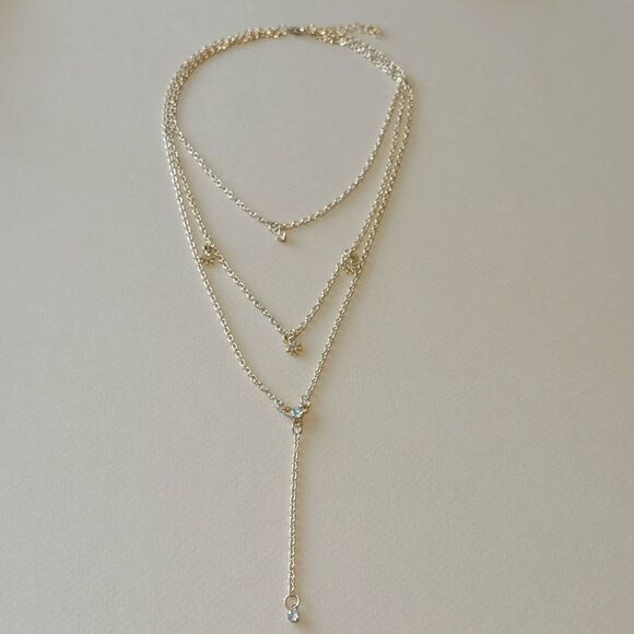 Diamond necklace A854 - Picture 3 of 4